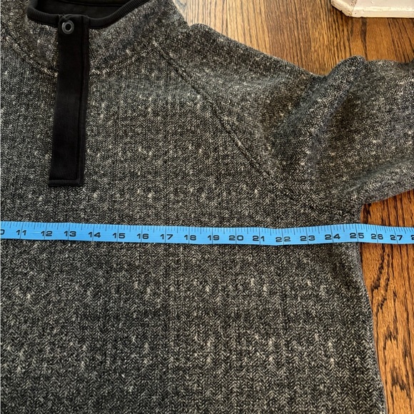 Carbon2Cobalt | Men’s 1/4 Zip Sweater Pullover‎ Black White Sz XL - Picture 7 of 8